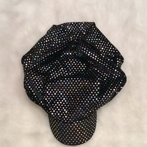 Velvet Hat w/Sequins